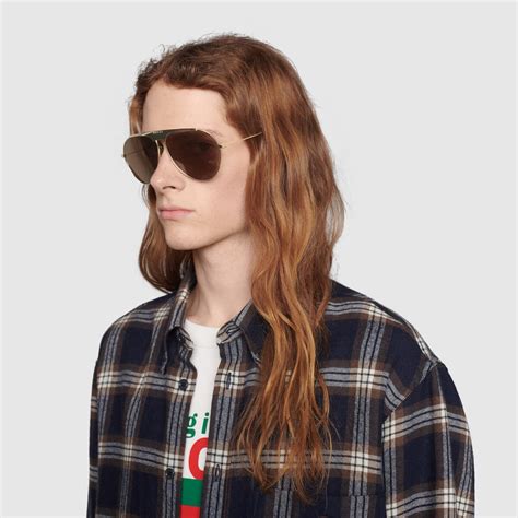 fake gucci aviators|gucci sunglasses original.